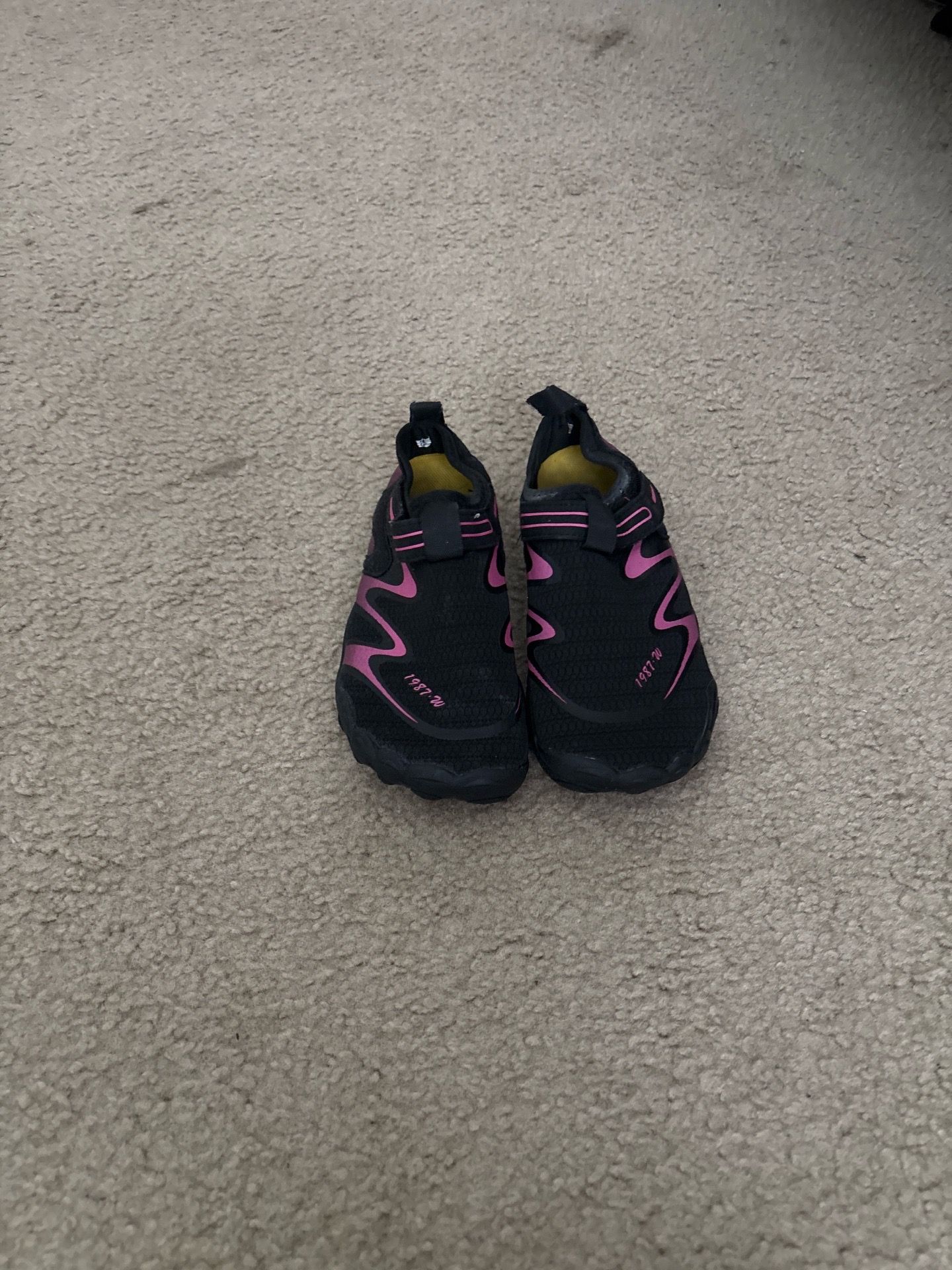 Black & Pink Swim Shoes
