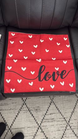 20 X 20 Valentine Pillowcase Covers