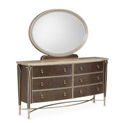 Villa Cherie Hazelnut Dresser & Mirror