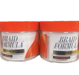 Braid Formula Medium Hold Conditioning Gel – 11 fl oz – Professional Styling Gel – Free Shipping & Pickup