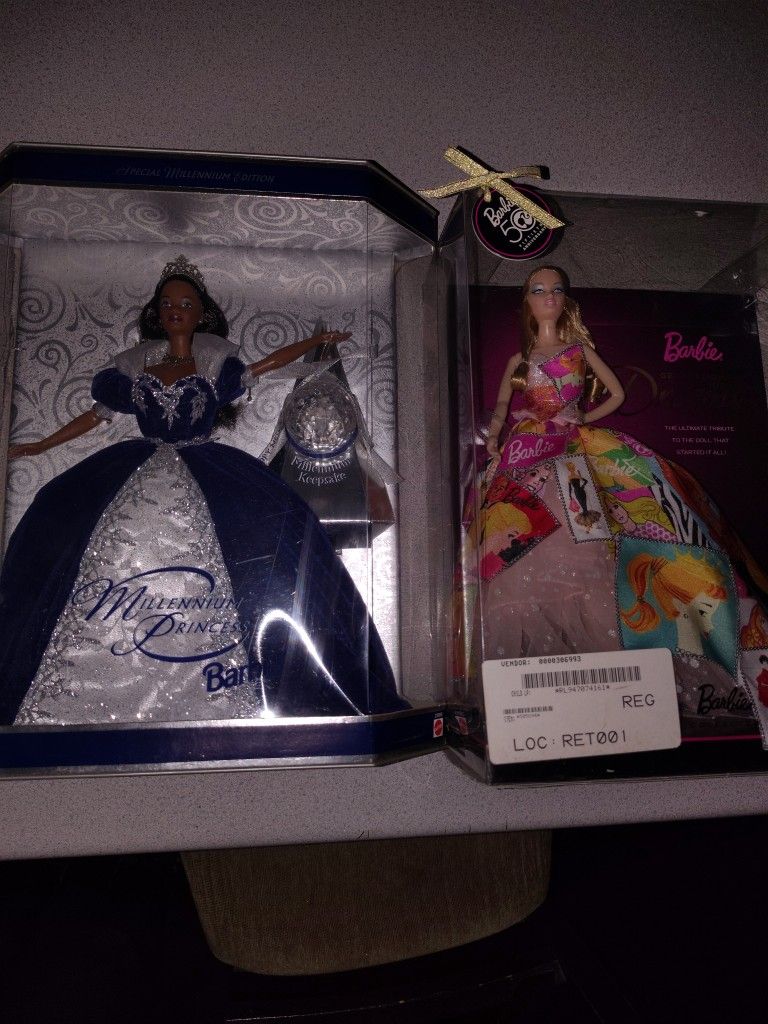2 New Barbie, One Used $20, All Items In My Listings Are Bogo