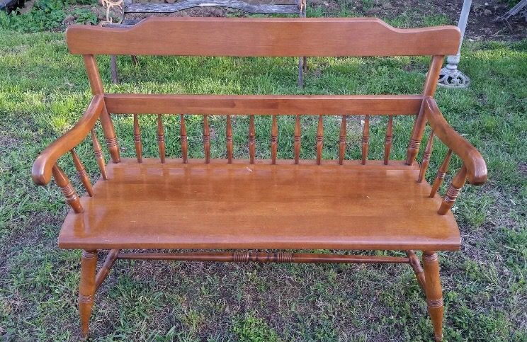 Ethan allen clearance deacon bench