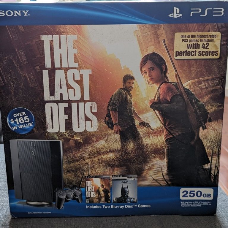  PS3 250GB The Last of Us Bundle : Video Games