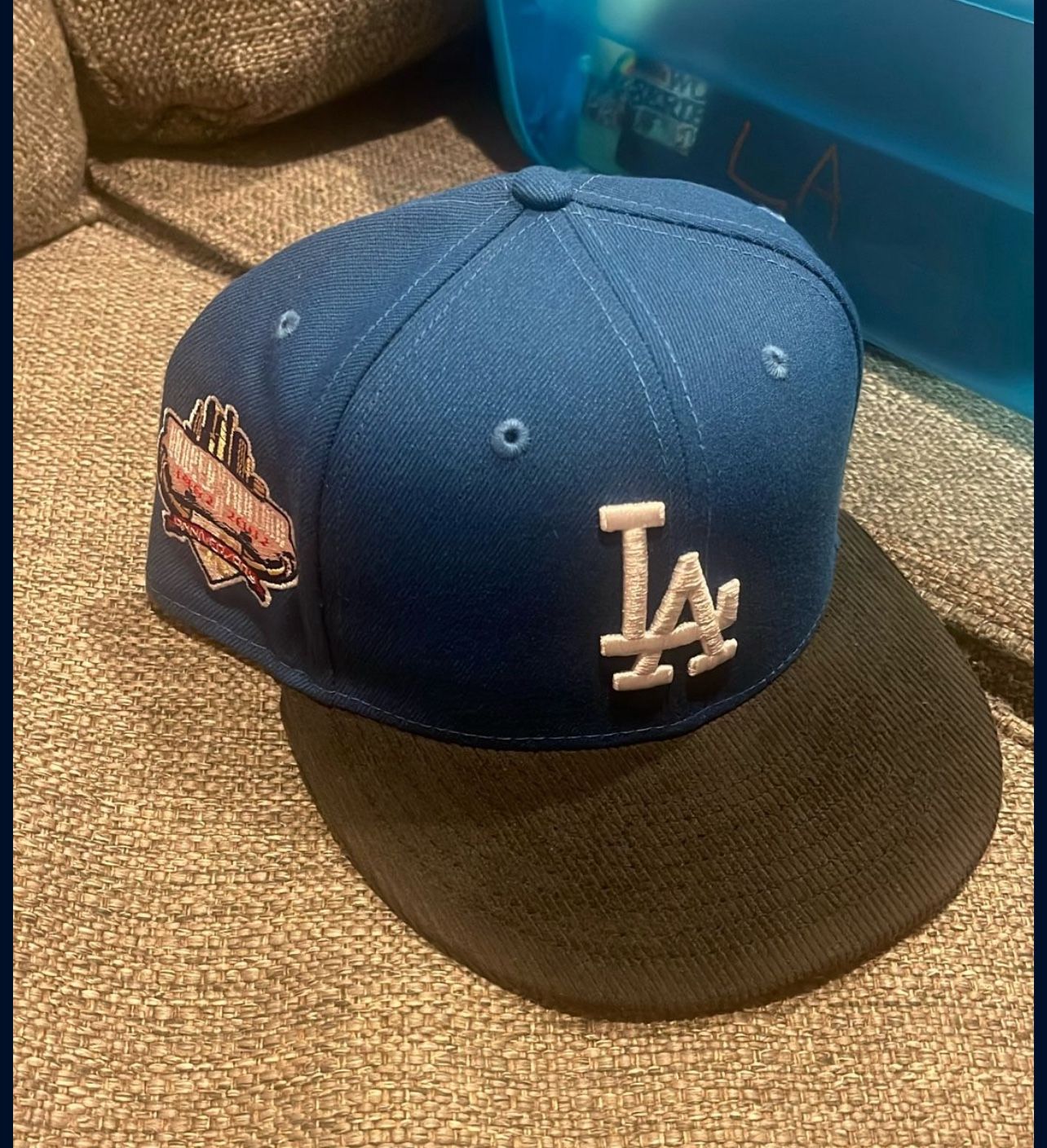 Dodger Hat  New 7 1/2 Corduroy 