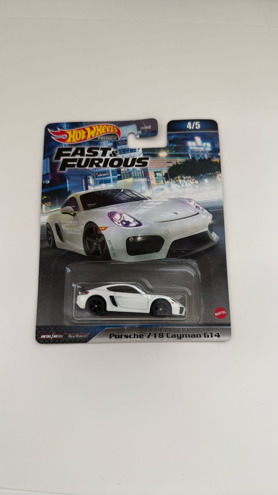 Hotwheels Porsche Premium 718 Cayman GT4