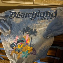 Disneyland Stitch Blue Tie Dye Spirit Jersey XS