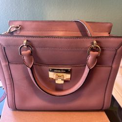 MK Purse PNK/GLD w/ Wallet 
