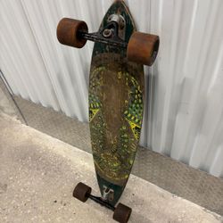 Arbor 1995 California Skateboard – 39" – Artwork by Dave Kinsey – 65 mm Wheels.. rare find .$100