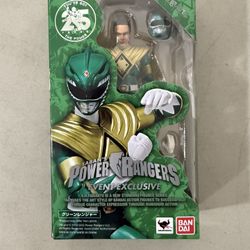 2018 MISB Green Ranger SHfiguarts 25th Anniversary Power Rangers Event Exclusive