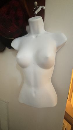 Plastic Waist Long white Manniquan