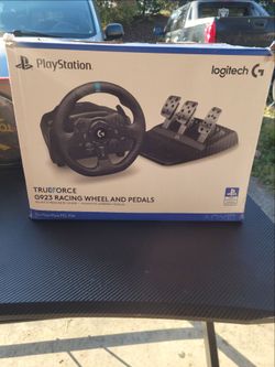 PS4 Racing wheel and pedals