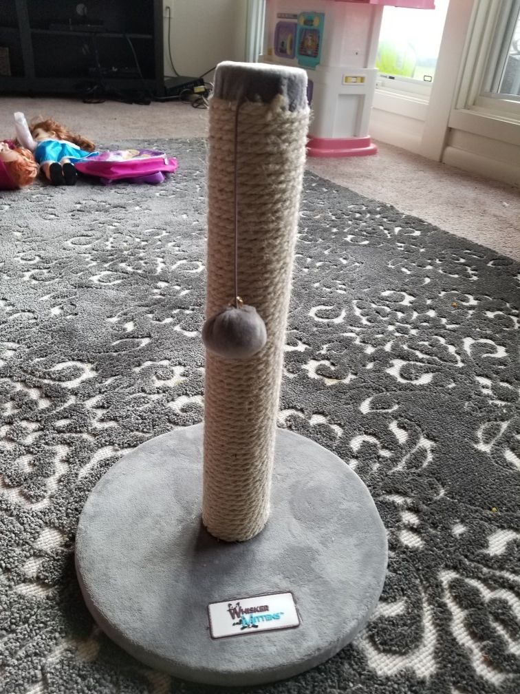 Whisker and Mittens Scratch Post
