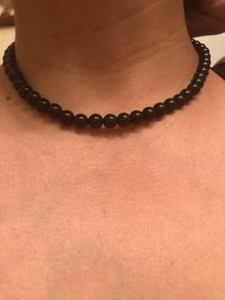 Onix beads necklace 16’