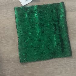 Brand New Green Sequinced Skirt