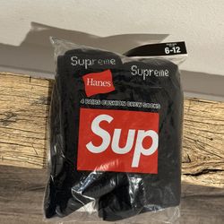 Supreme x Hanes Crew Socks