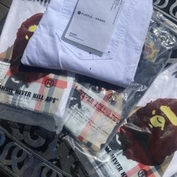 Bape Tees And Purple Jeans Size 34