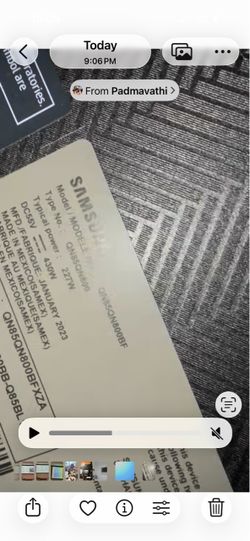Samsung 85 inch tv - not working