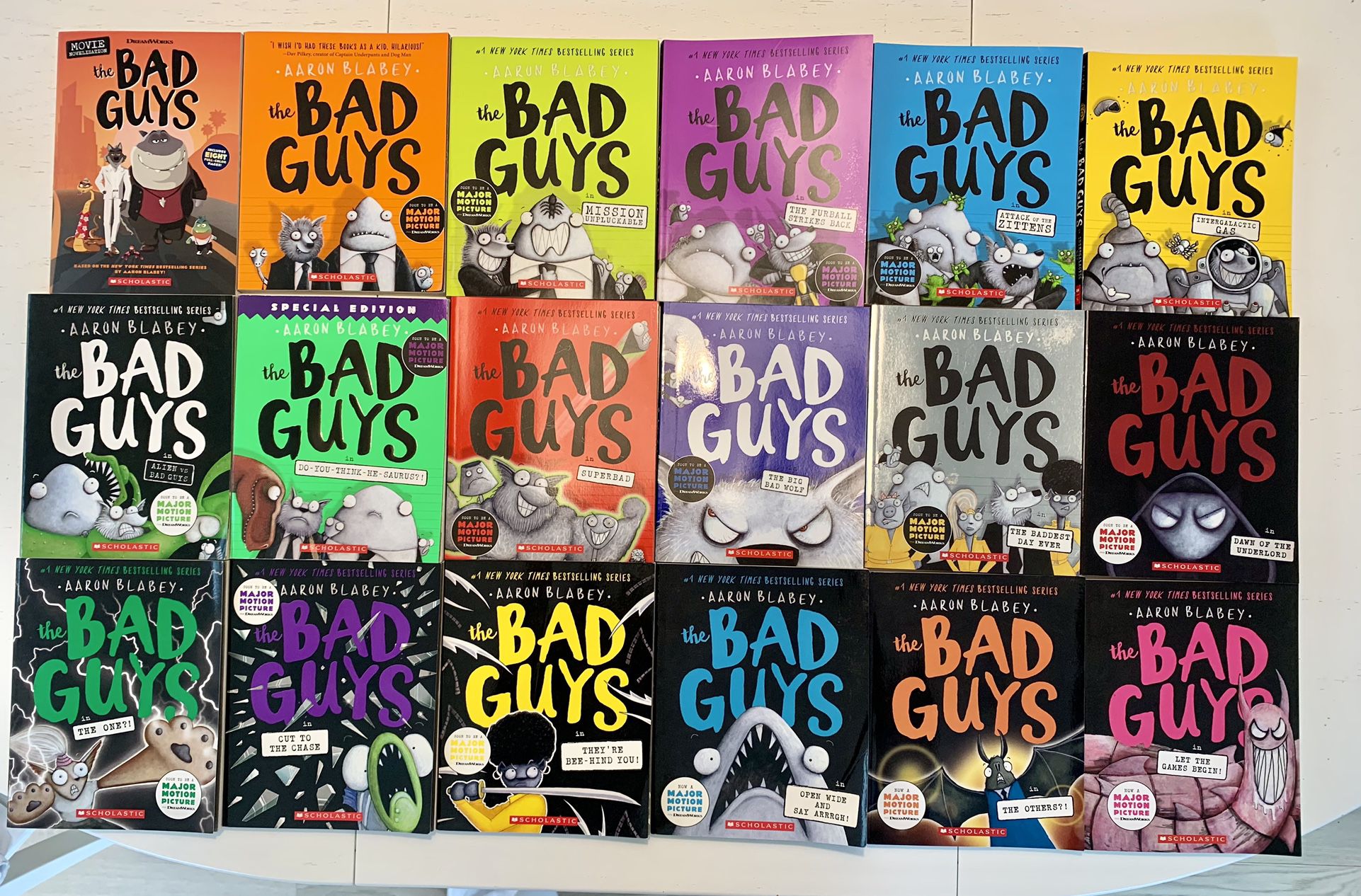 Bad Guys Books- Complete Lot 