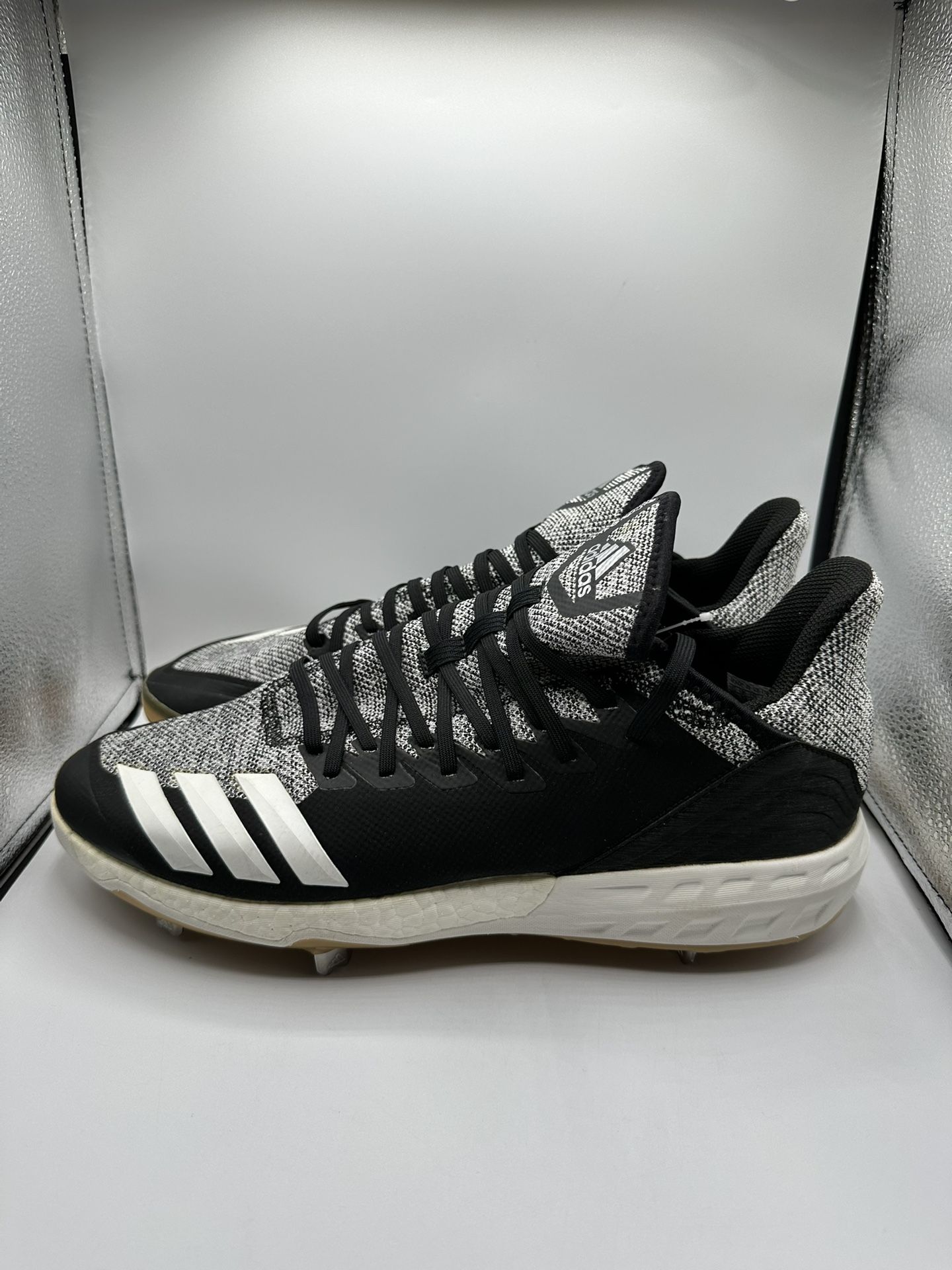 Adidas Icon 4 Boost Primknit “Oreo” Baseball Cleat size 13.5