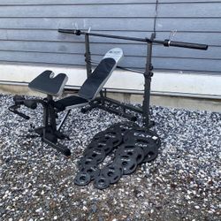 Weight Bench Press Weights Bar 