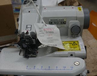 Highlead GL13128-1 Portable Blind Stitch Hemming Servo Machine pre owned. tested. in a good working order.