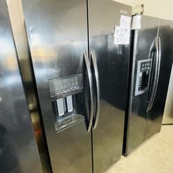 Black Kitchen Aid Refrigerator 
