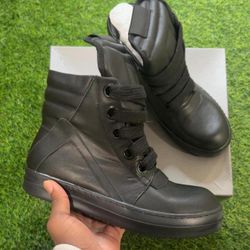 Rick Owen Geobasket Sneaker “Black”