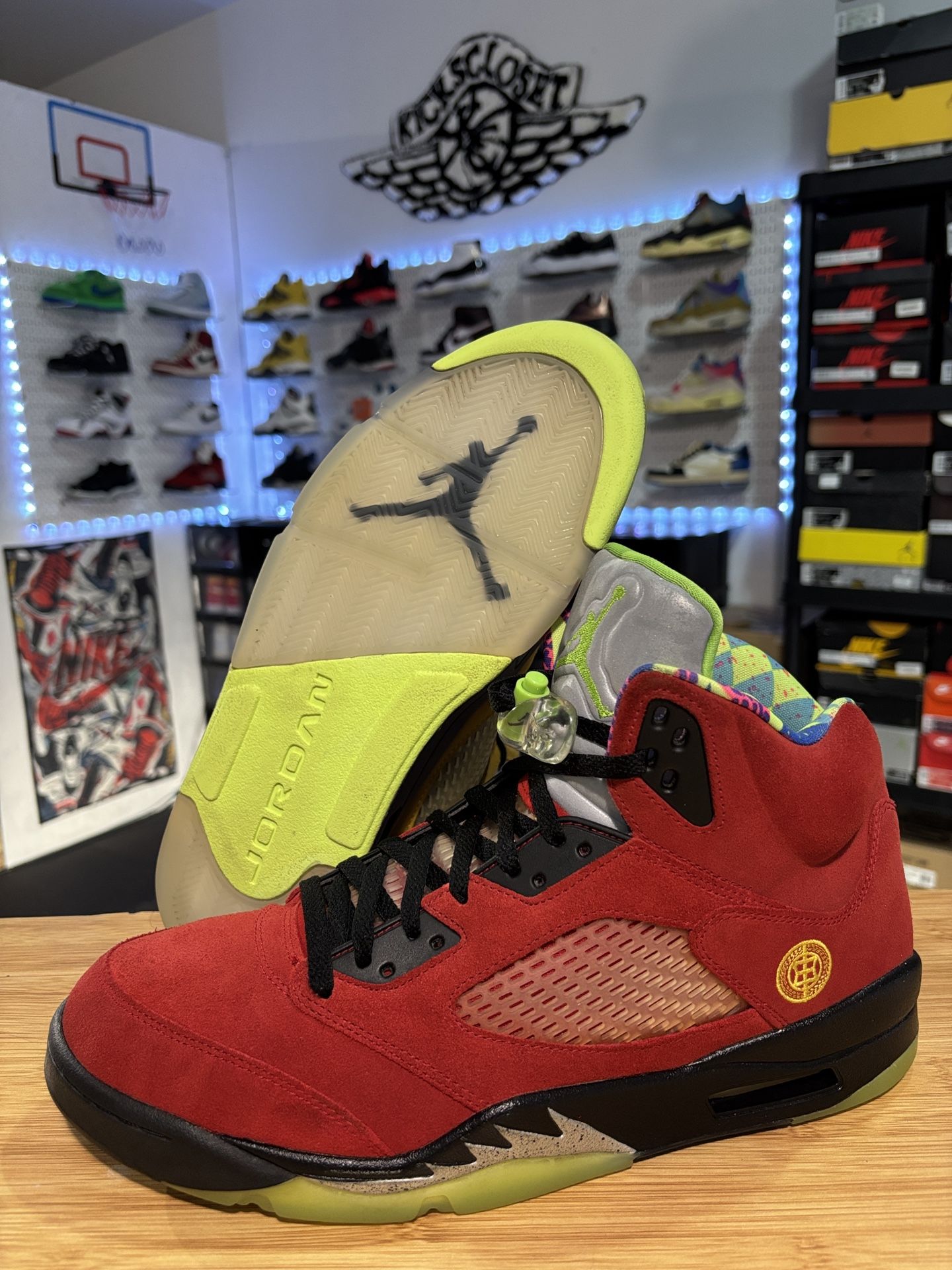 AIR JORDAN 5 RETRO “WHAT THE” SZ 13