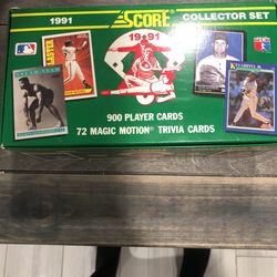 Vintage Baseball Collected Set Cards.