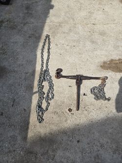 Ratcher Chain Binder. Una cadena 15' de largo