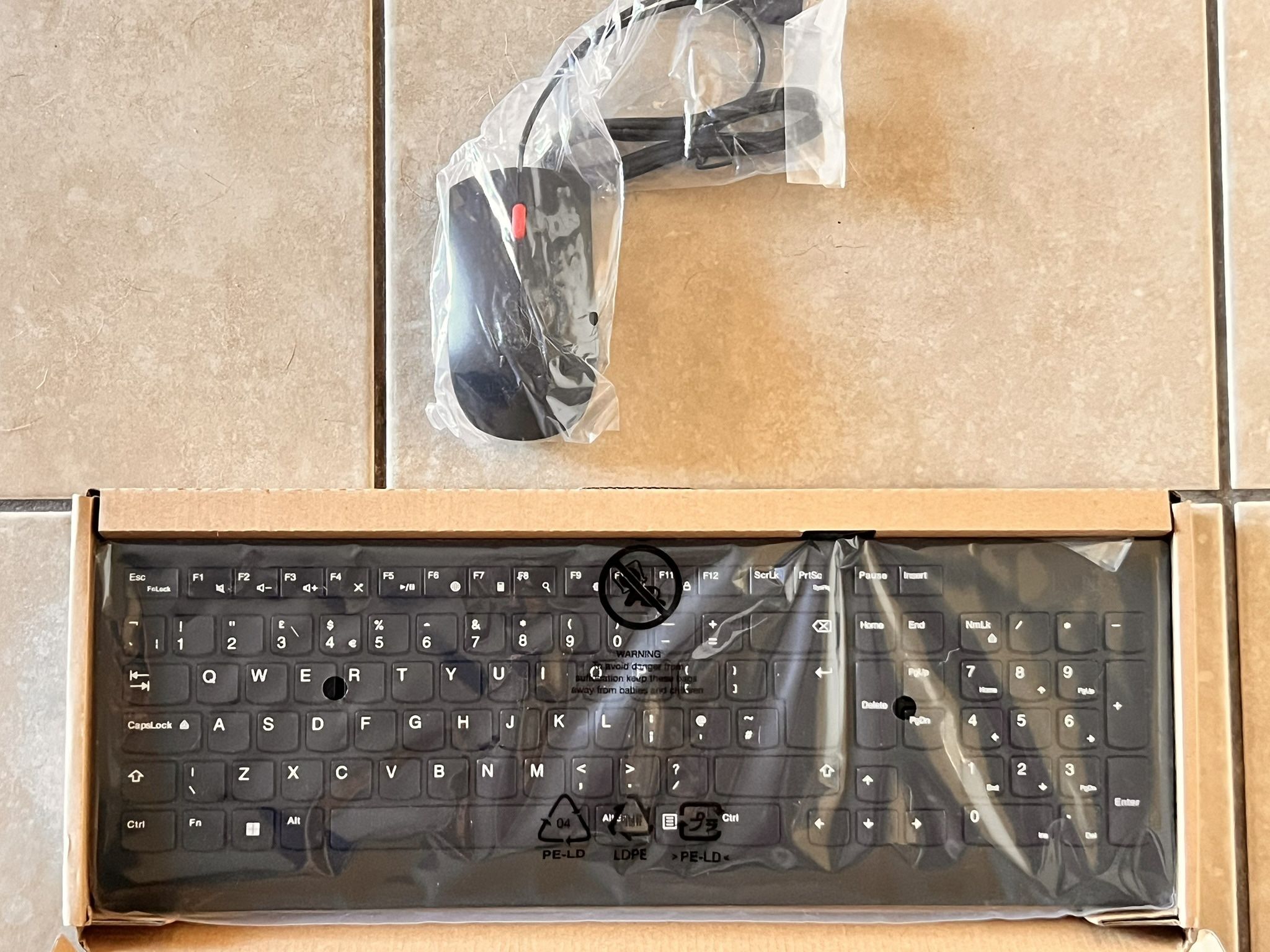 Brand New Lenovo PC Computer USB Keyboard and Mouse Set