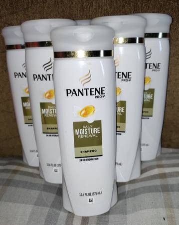 (6) Pantene Pro V Daily Moisture Renewal Shampoo! 12.6 Oz. Bottles