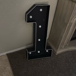 3ft #1 Marquee Number 