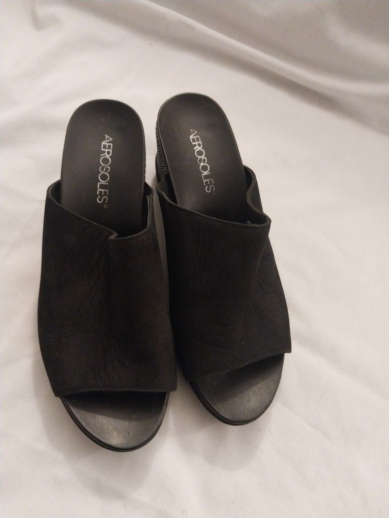 Aerosoles Wedge Slip On Sandal