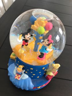 Disney 100 anniversary musical snow globe