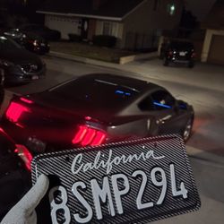 License Custom Wrap Plate 