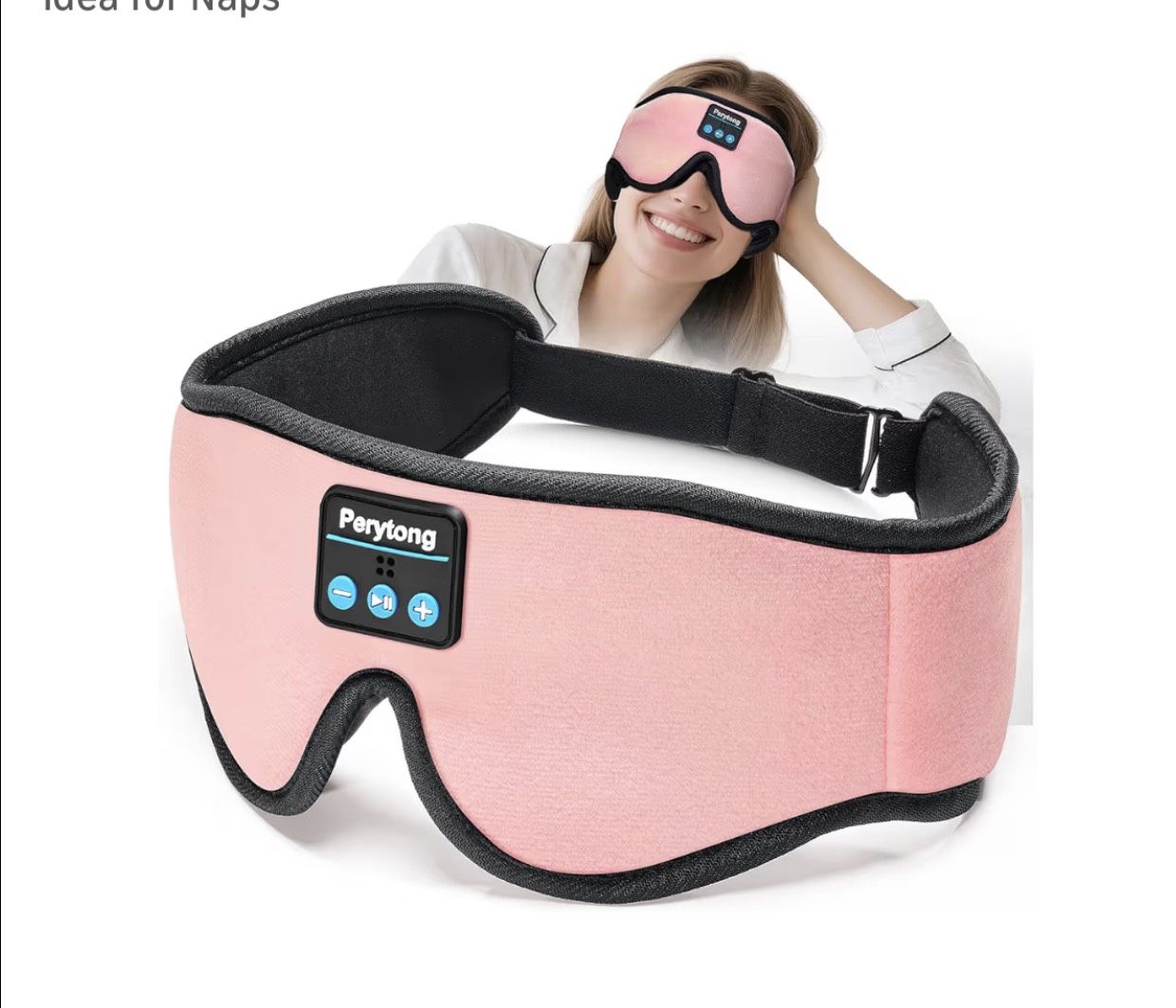 Sleep Mask With Bluetooth Headphones 