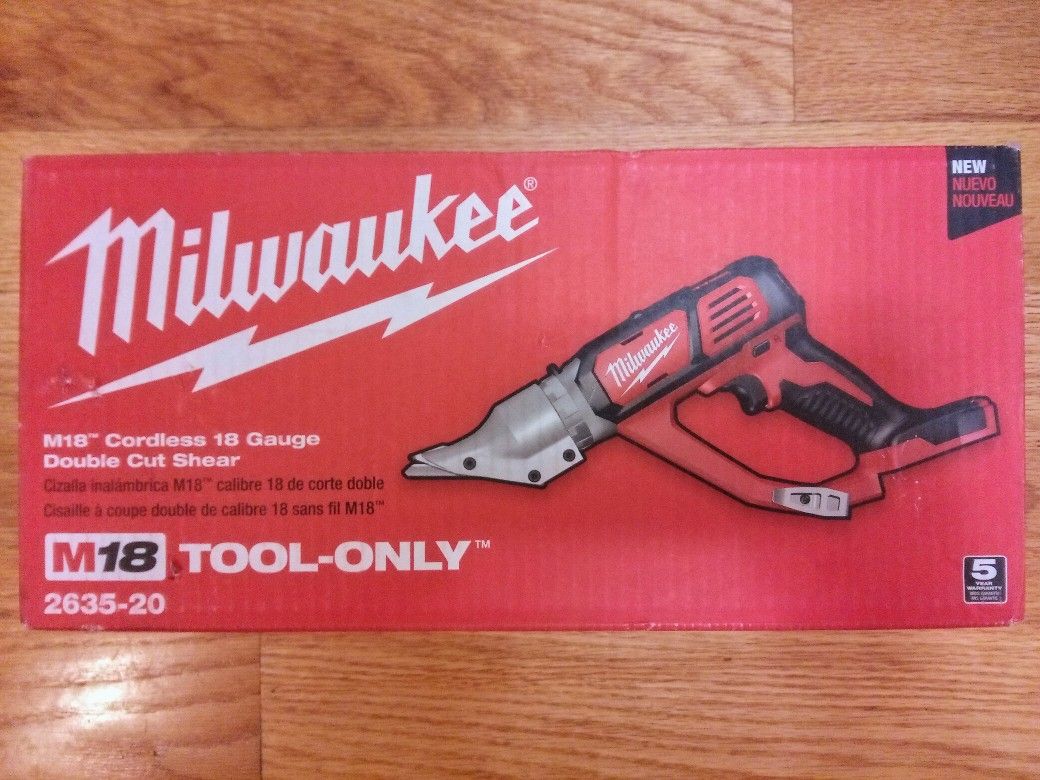 Milwaukee M18 18 Gauge Double Cut Metal Shear