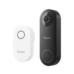 REOLINK Video Doorbell WiFi Camera - Wired 2K Outdoor, 5G&2.4G WiFi, 4:3 Wide View Angle, Smart Detection, Local Storage, No Subscription Front Door H