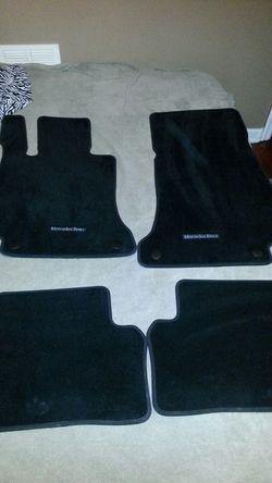 2017 benz C Class floor carpets