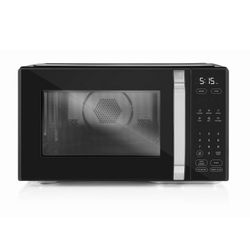 Chefman MicroCrisp Microwave + Crisper, 1.1 Cu ft, 1800W Max, Black, New