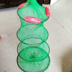 Foldable Floating Fishing Basket