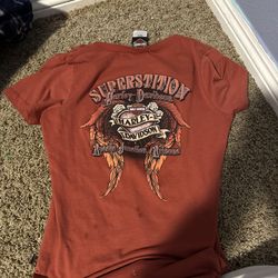 Orange Harley Davidson T-shirt