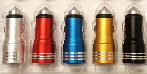 5 x Fast Car Charger Dual Port for iPhone, iPad and all other Phones