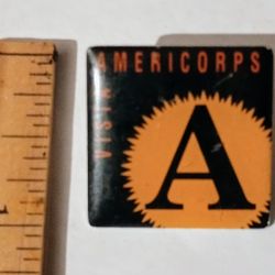 Vista Americorps Square Vintage Collectible Lapel Pin A-1