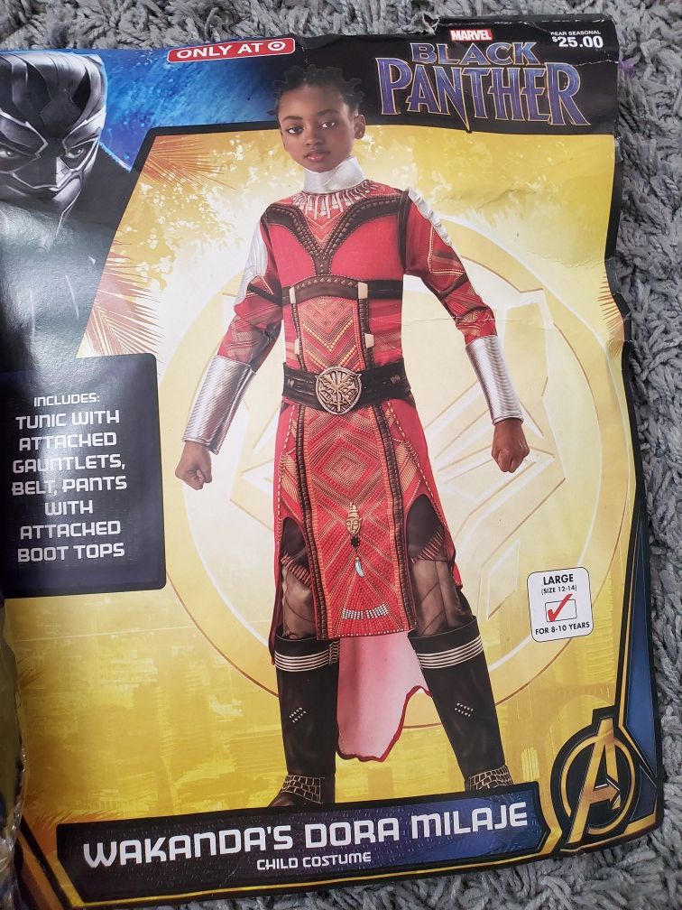 Wakanda's dora milage Halloween costume new