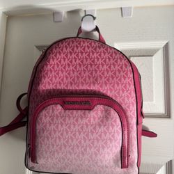 MK Pink Backpack Purse