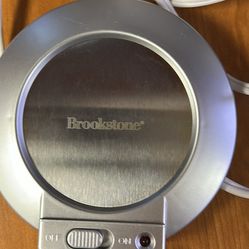 Brookstone Beverage Warmer Brushed Nickel Finished 