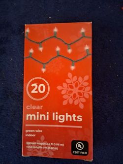 20 Clear Mini Lights