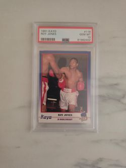 Roy Jones jr rookie card.  Psa10